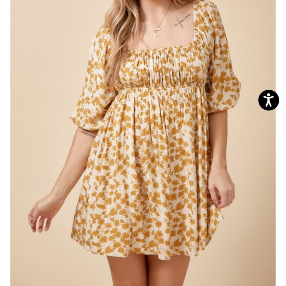 Floral mini dress